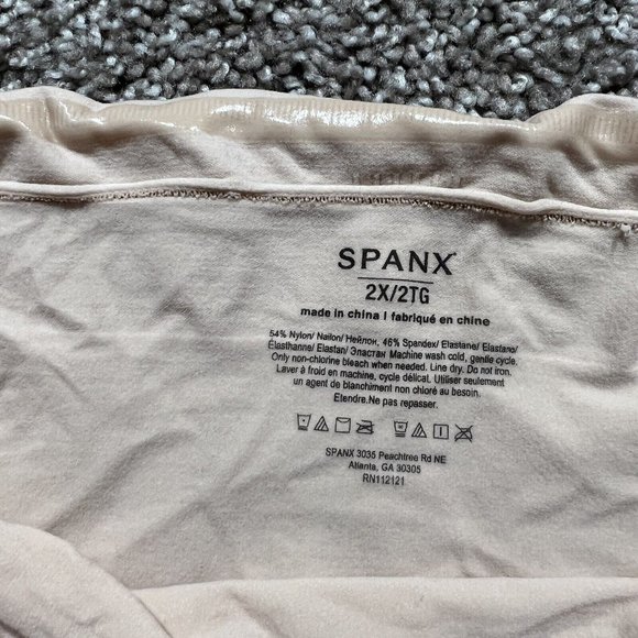 NOT FOR SALE. SPANX Higher Power Soft Nude Shorts Highwaisted Shaper Size 2X - Picture 7 of 7
